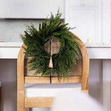 Load image into Gallery viewer, Norfolk & Cypress Real Touch Mix Christmas Wreath