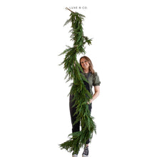 Load image into Gallery viewer, Norfolk & Cypress Mix Real Touch Faux Christmas Garland
