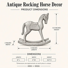 Load image into Gallery viewer, Vintage Inspired Rocking Horse
