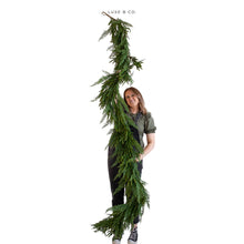 Load image into Gallery viewer, Norfolk &amp; Cypress Mix Real Touch Faux Christmas Garland
