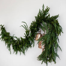 Load image into Gallery viewer, Norfolk &amp; Cypress Mix Real Touch Faux Christmas Garland
