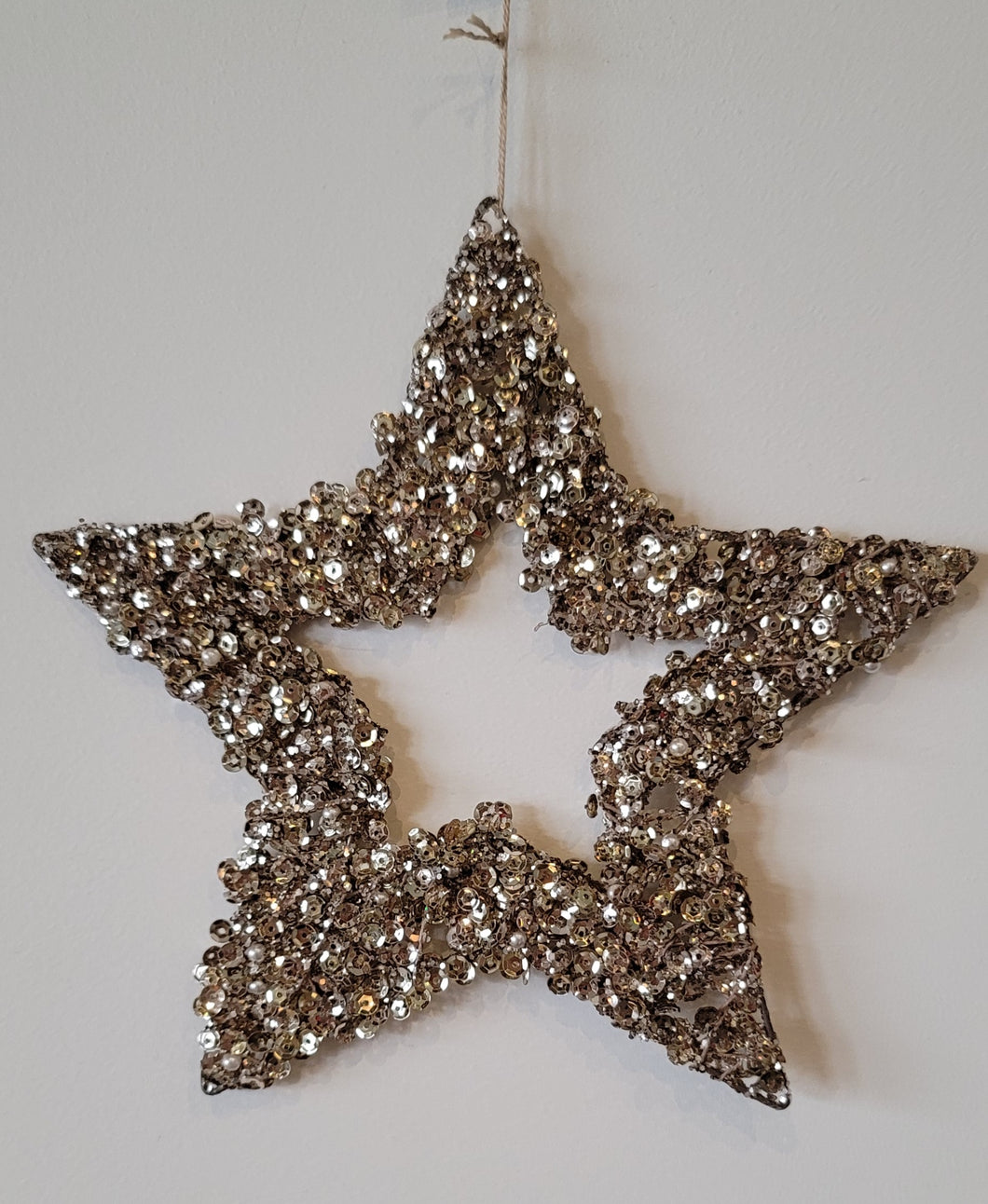 Gold Sparkle star Ornament