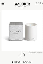 Load image into Gallery viewer, Vancouver Candle Co. 10 oz Boxed Candle
