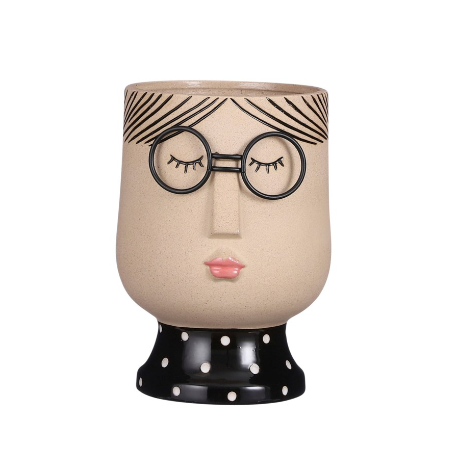 Girl Glasses pot