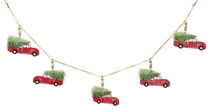 Truck and tree garland