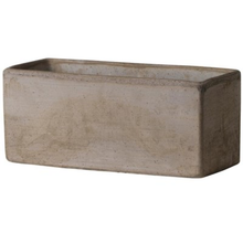 Load image into Gallery viewer, Terrracotta Grey square pot
